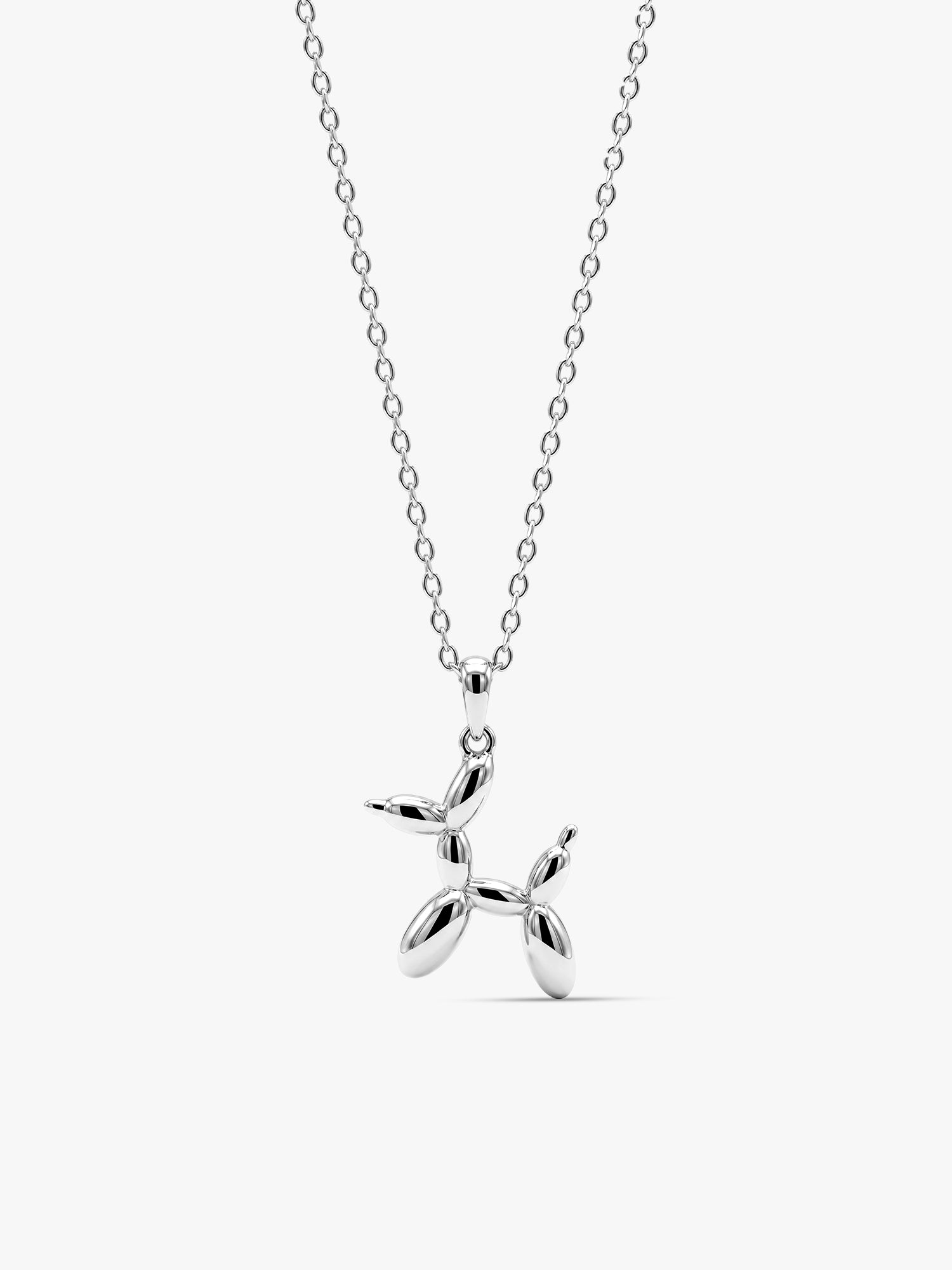 Silver Mr Wiggles Kids Pendant With Link Chain