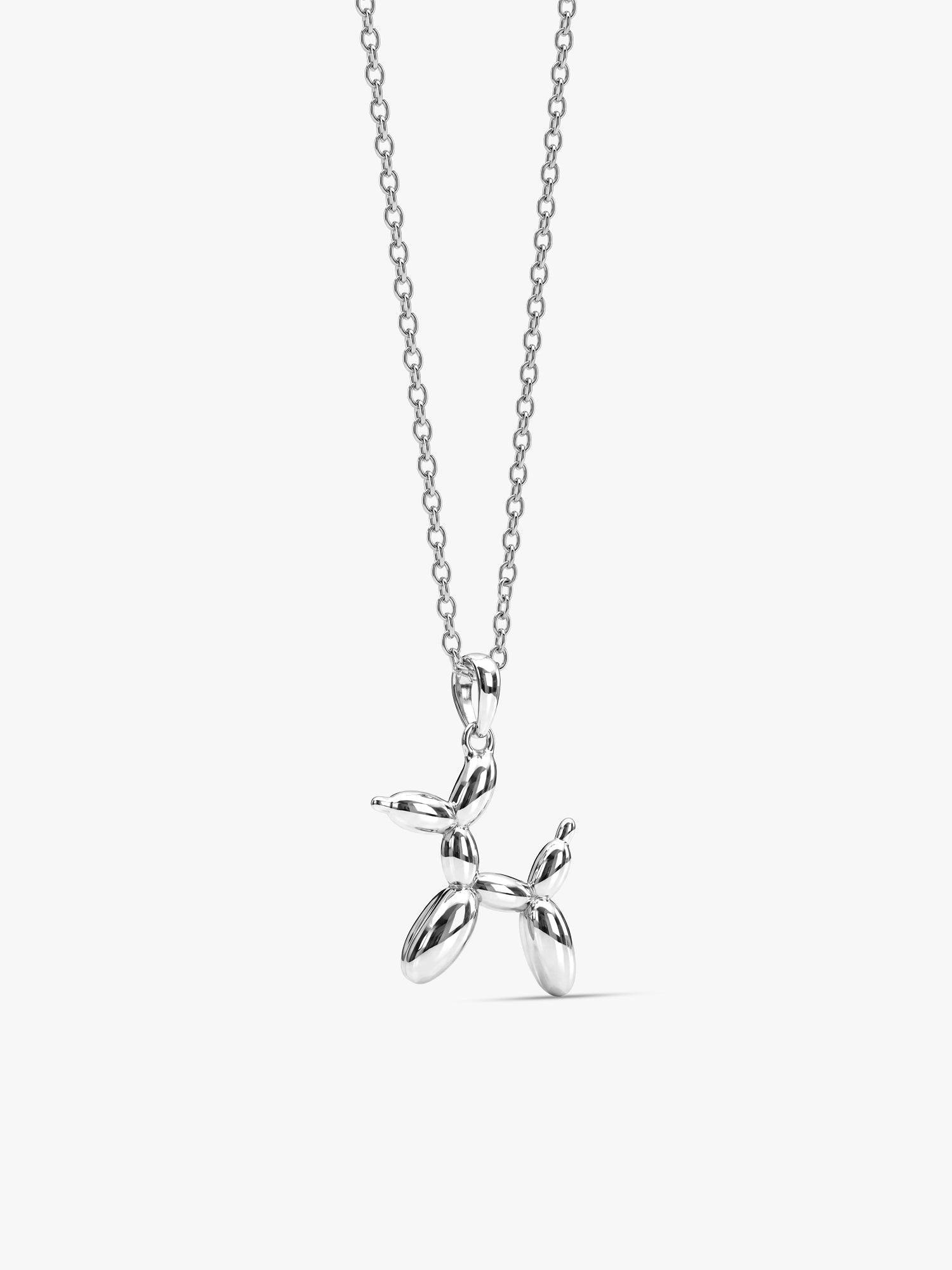 Silver Mr Wiggles Kids Pendant With Link Chain
