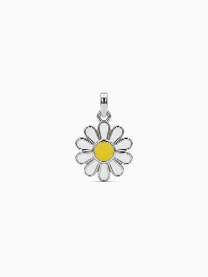 Silver Daisy Dot Kids Pendant