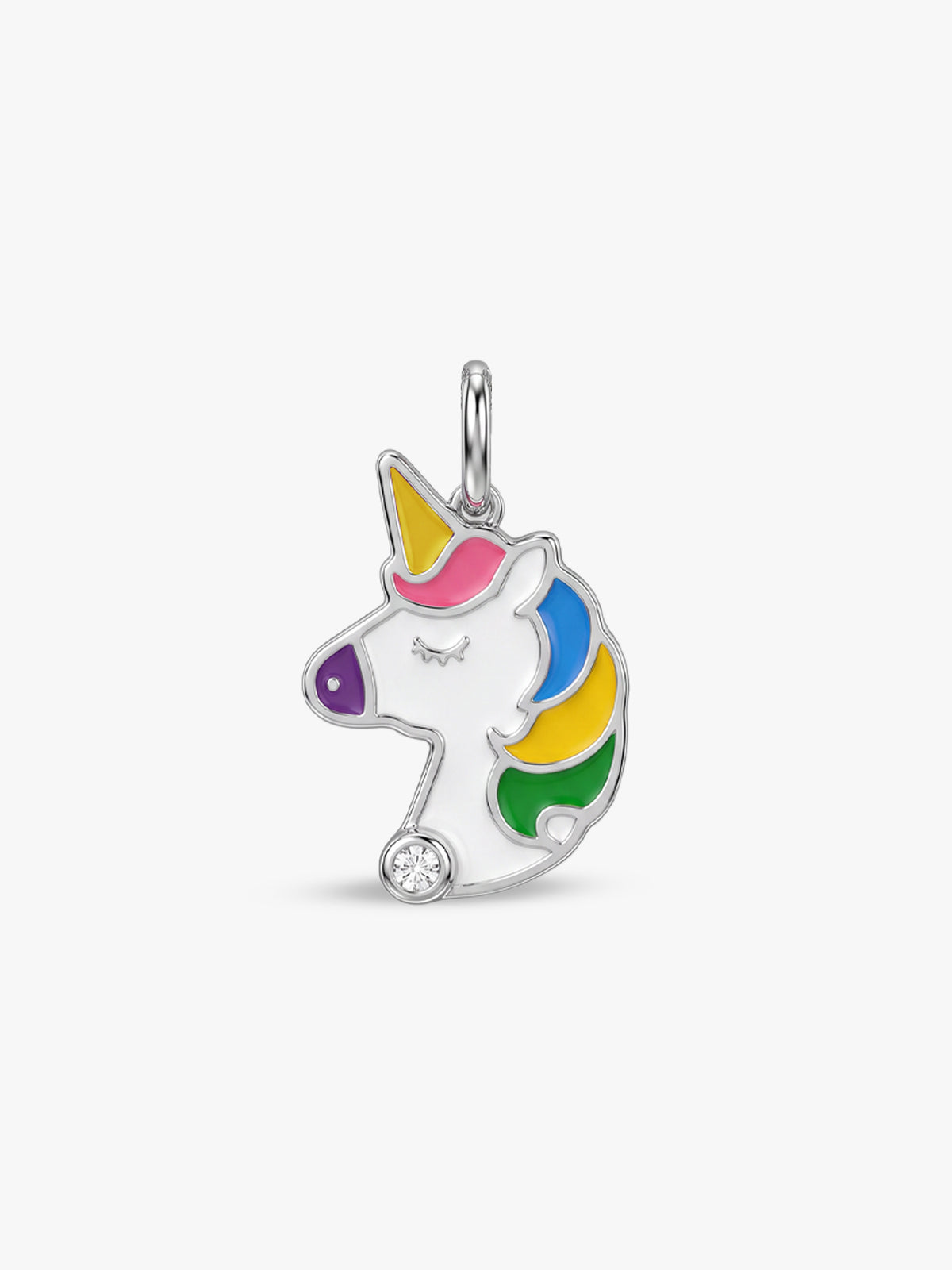 Silver Unicorn Academy Kids Pendant