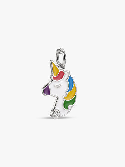 Silver Unicorn Academy Kids Pendant