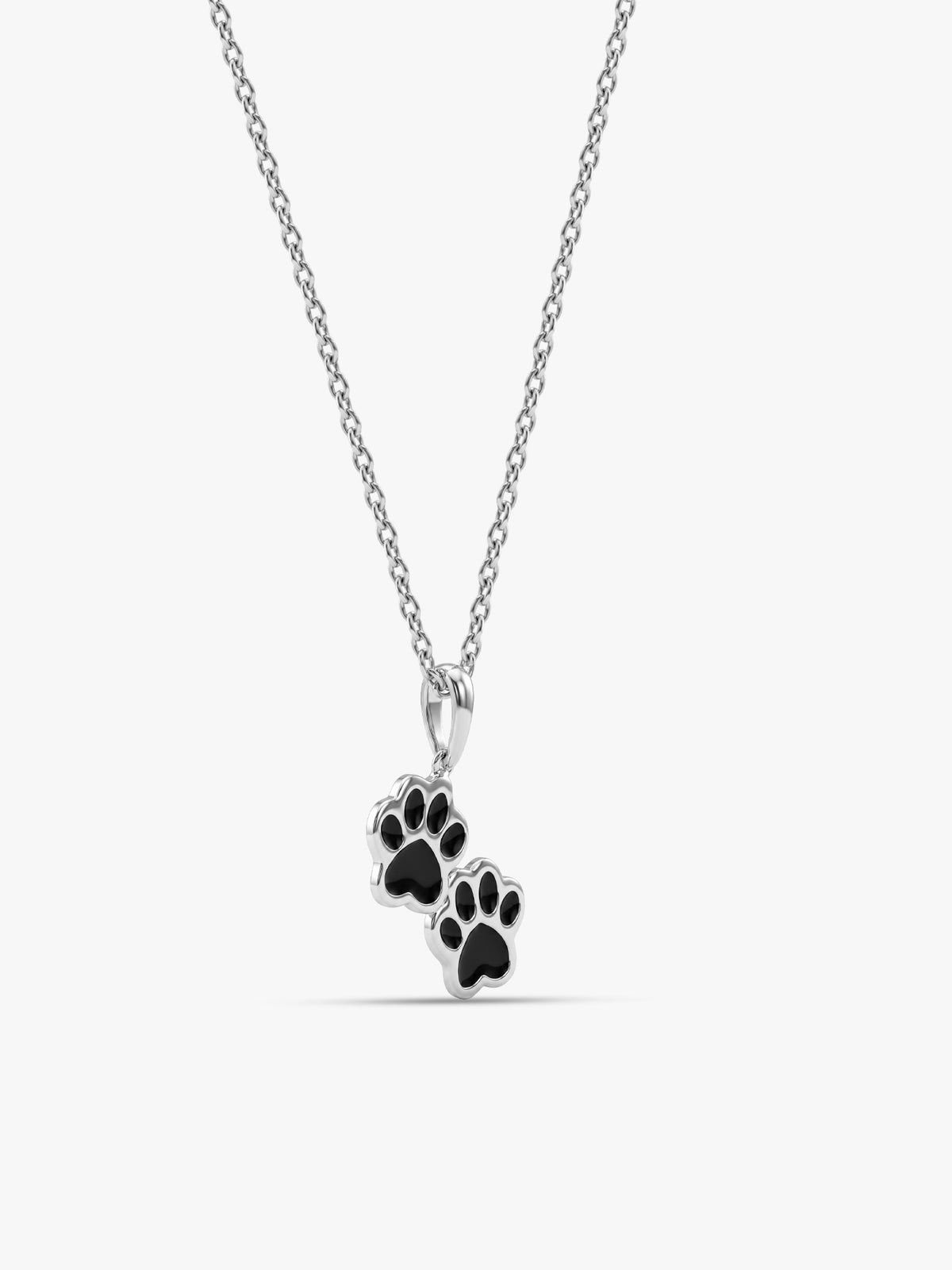 Silver Paw Choice Kids Pendant With Link Chain (2 - 6 Years)