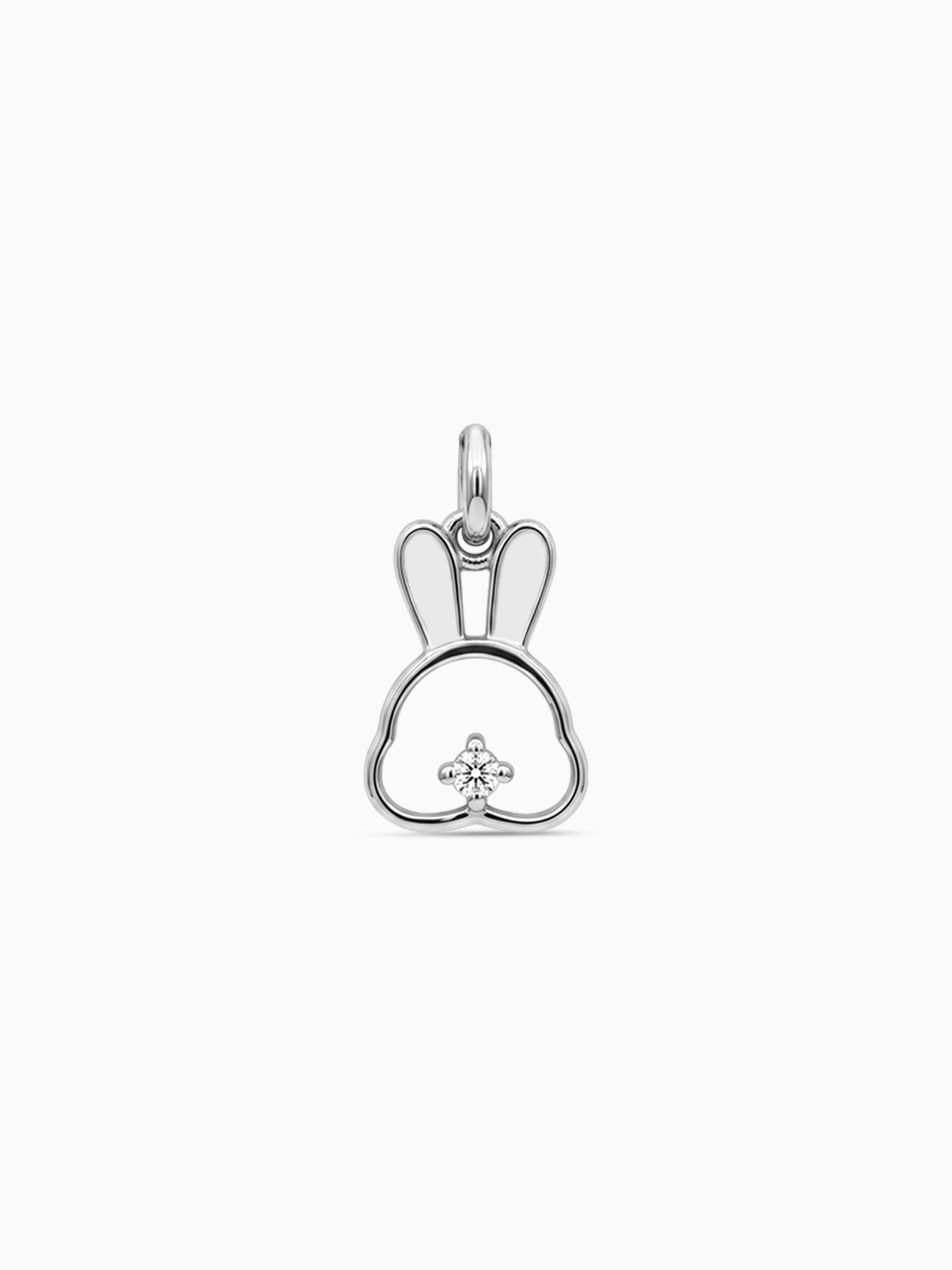 Silver Royal Bunny Kids Pendant