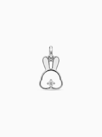 Silver Royal Bunny Kids Pendant
