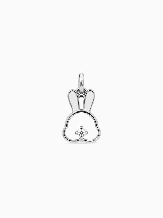 Silver Royal Bunny Kids Pendant