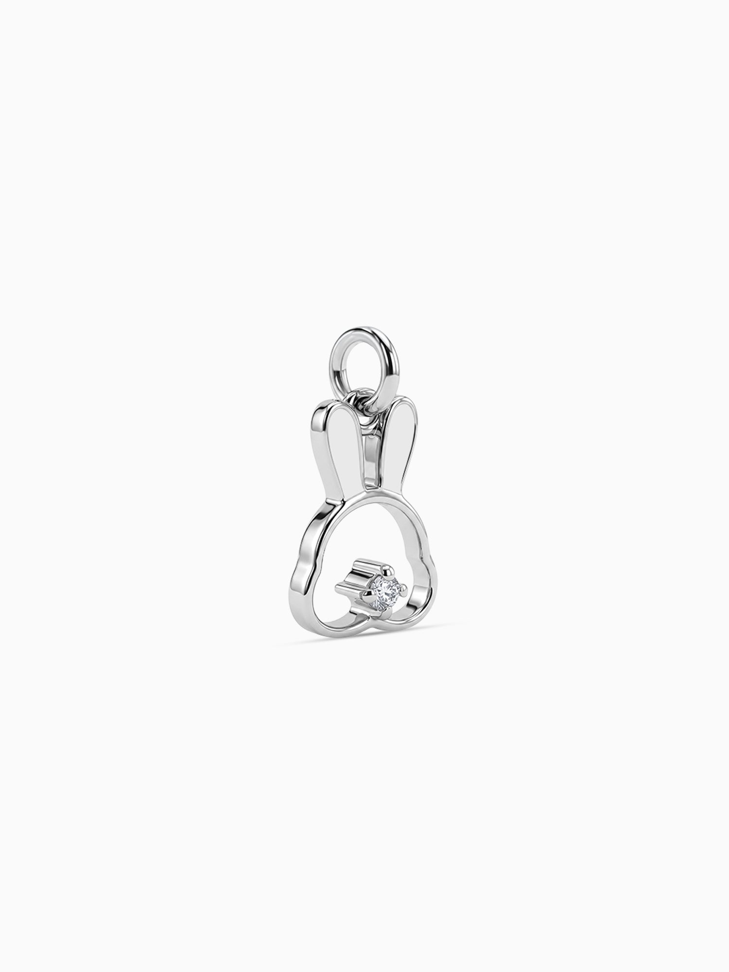 Silver Royal Bunny Kids Pendant