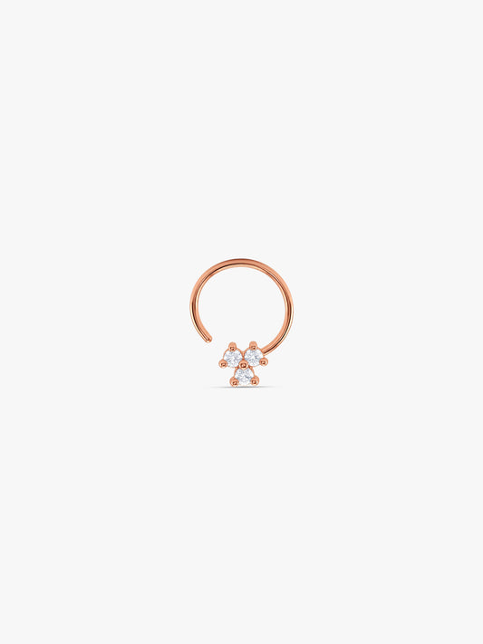 Rose Gold Ruh Nose Pin