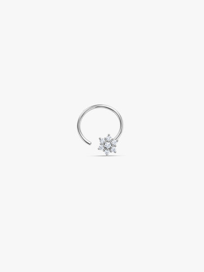 Silver Hima Nose Pin