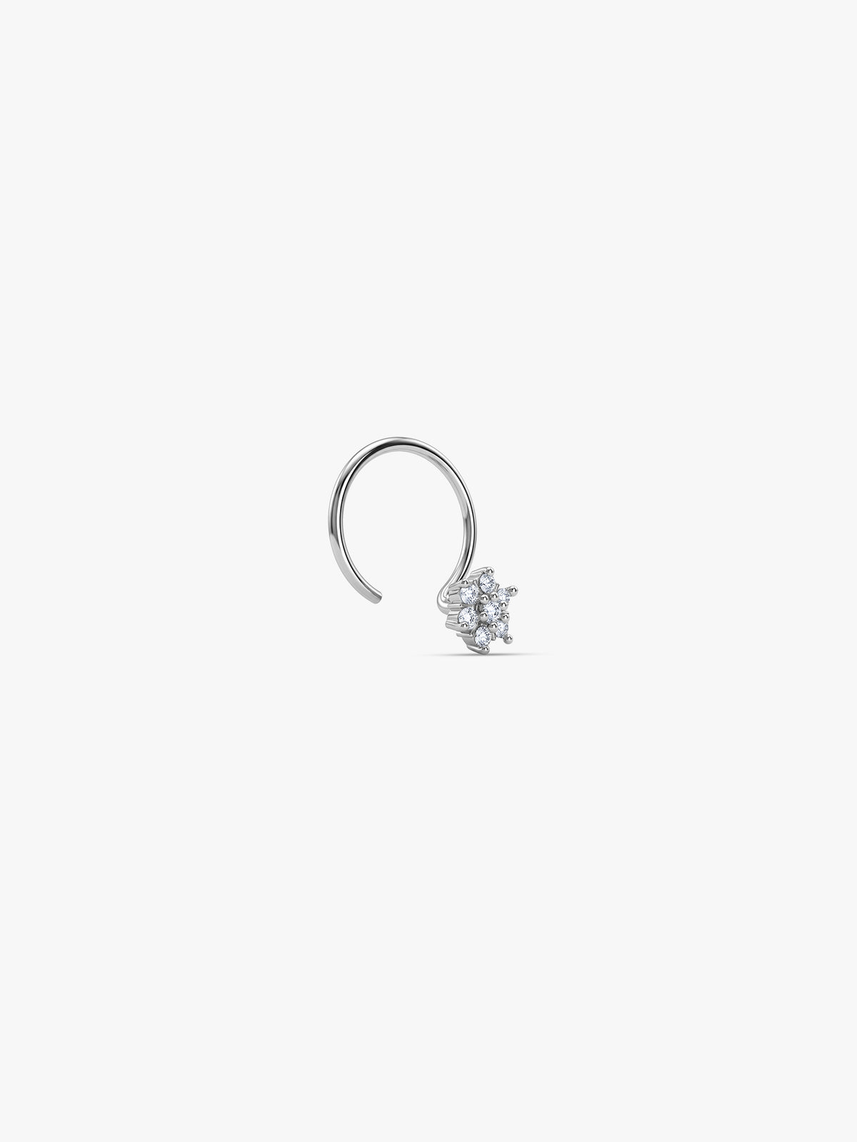 Silver Hima Nose Pin