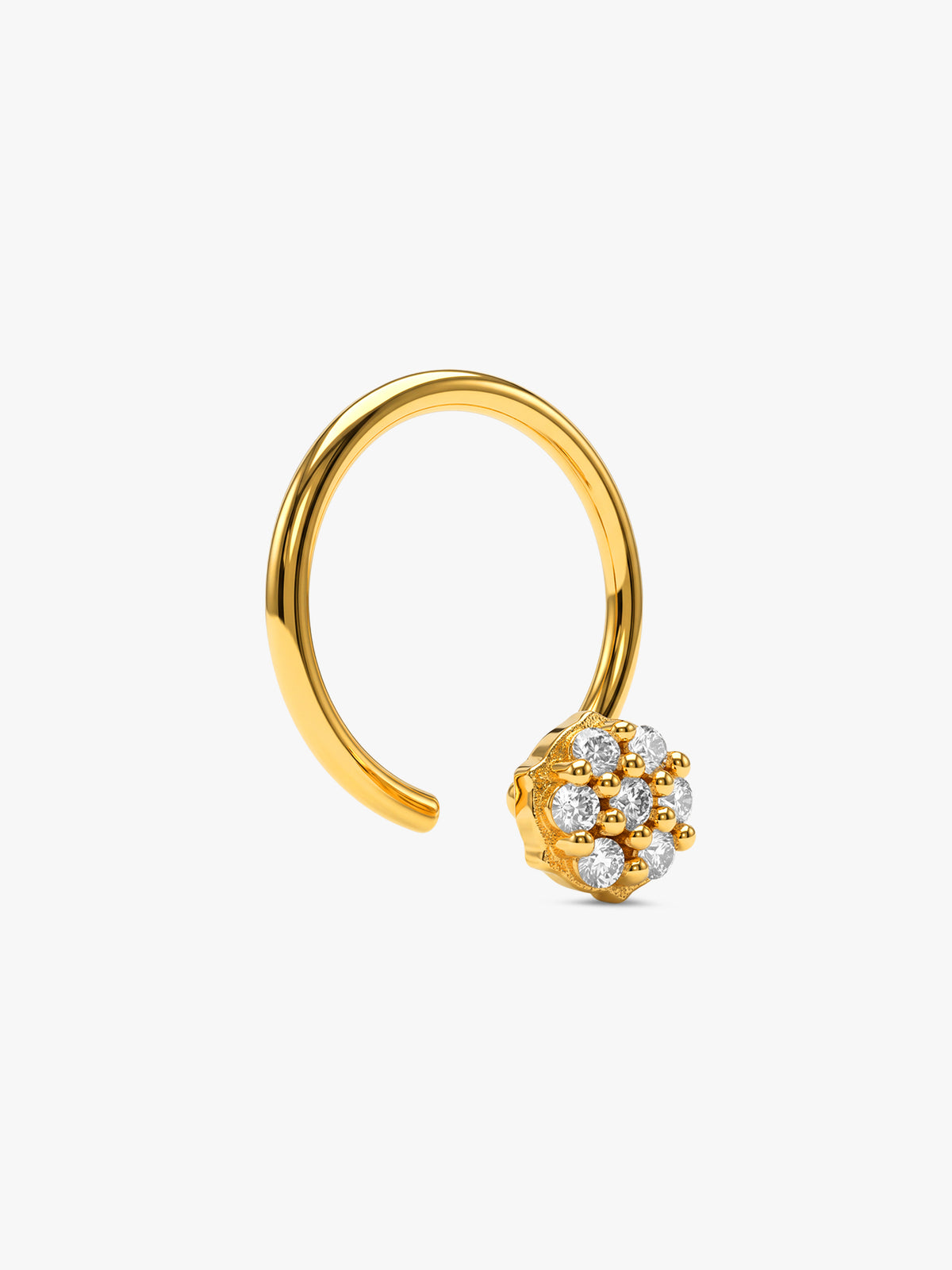 Golden Celine Shine Nose Pin