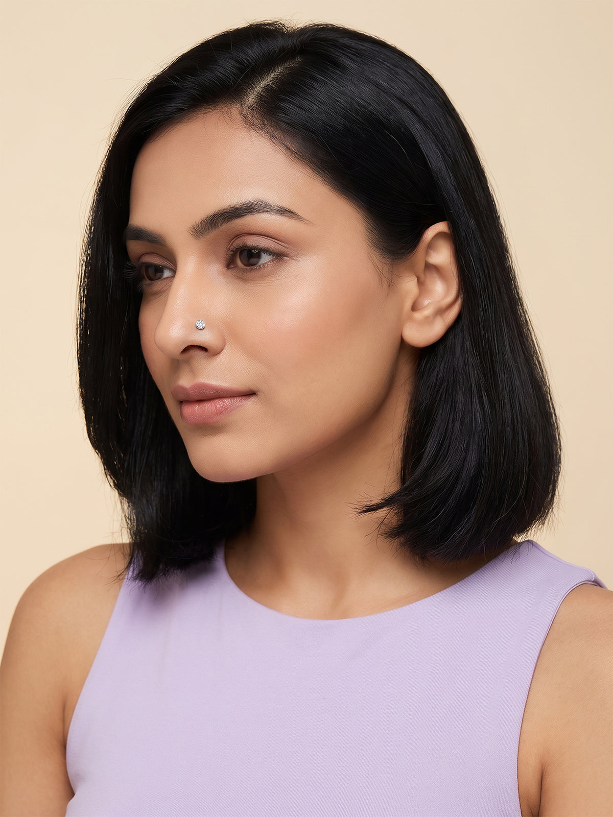 Silver Your Traditional Nose Pin