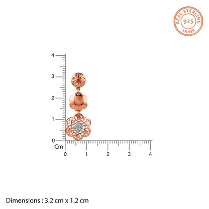 Dual Tone Lila Vine Silver Set