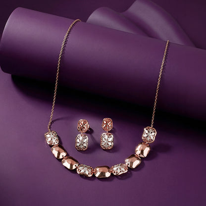 Dual Tone Aria Silver Set