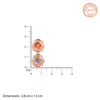 Dual Tone Filigree Orb Silver Set