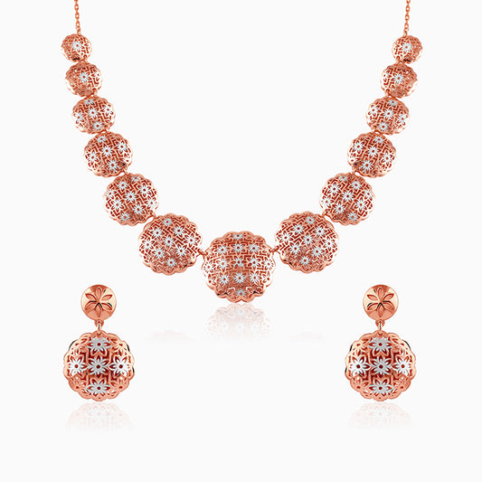 Dual Tone Evelia Silver Set