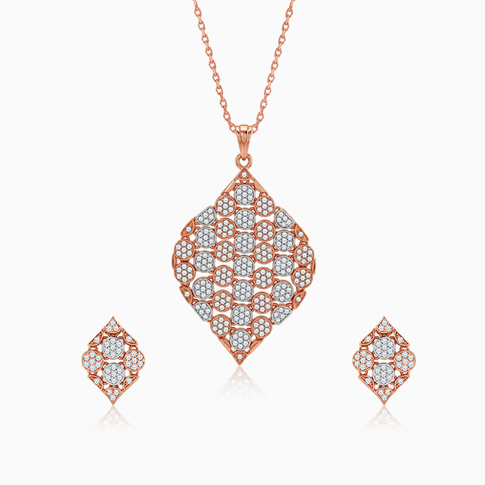 Dual Tone Celeste Grove Silver Set