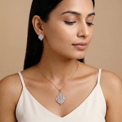 Dual Tone Celeste Grove Silver Set