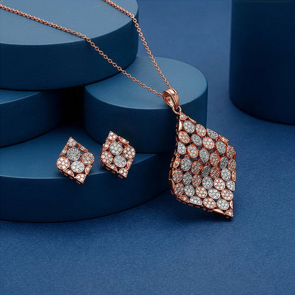 Dual Tone Celeste Grove Silver Set