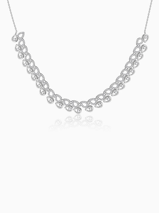 Silver Sparkline Necklace