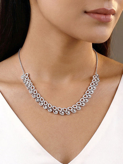Silver Sparkline Necklace
