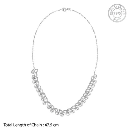 Silver Sparkline Necklace