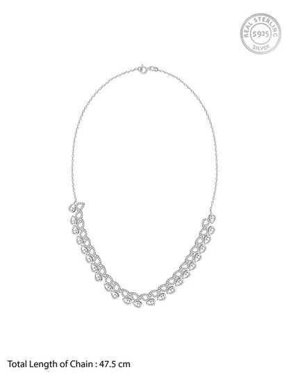 Silver Sparkline Necklace