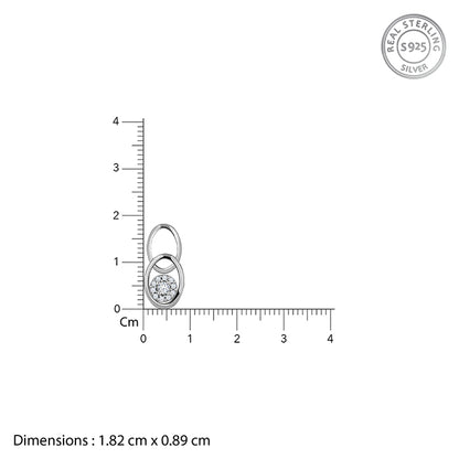 Silver Charming Oval Set