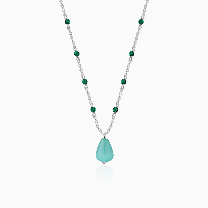 Silver Hue Flow Necklace