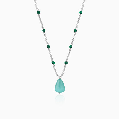 Silver Hue Flow Necklace