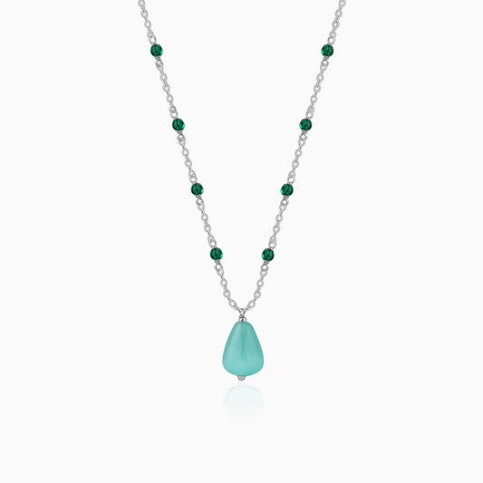 Silver Hue Flow Necklace