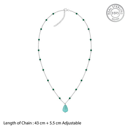 Silver Hue Flow Necklace