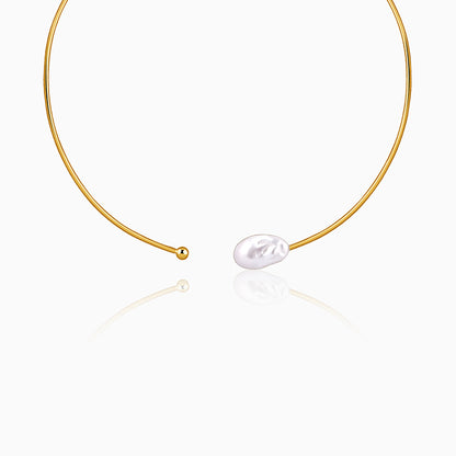Golden Judy Pearl Necklace