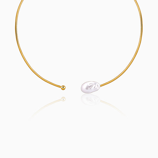 Golden Judy Pearl Necklace