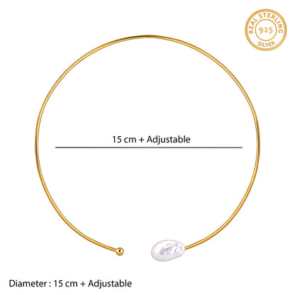 Golden Judy Pearl Necklace