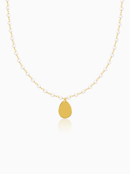 Golden Colleen Pearl Necklace