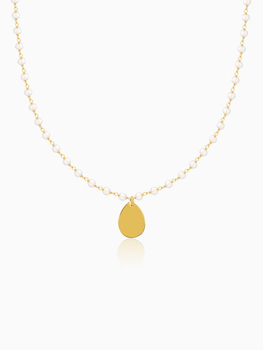Golden Colleen Pearl Necklace