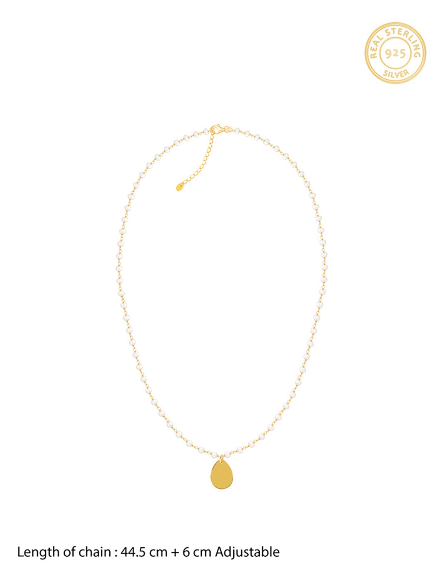 Golden Colleen Pearl Necklace