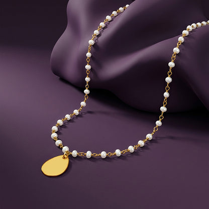 Golden Colleen Pearl Necklace