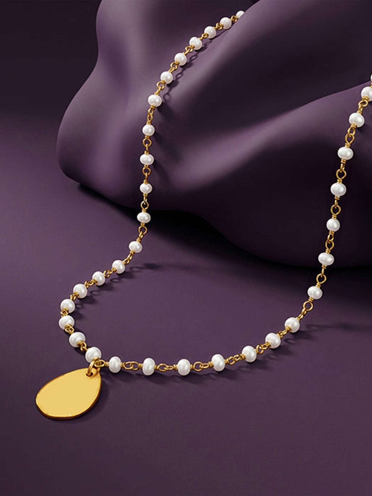 Golden Colleen Pearl Necklace