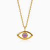 Golden Bigg Boss Eye Pendant With Link Chain