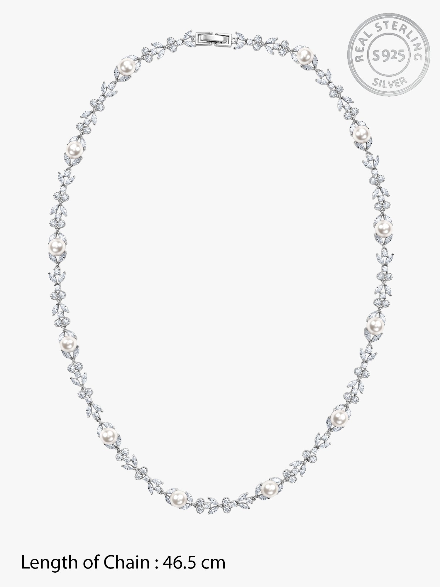 Silver Crawford Pearl Set
