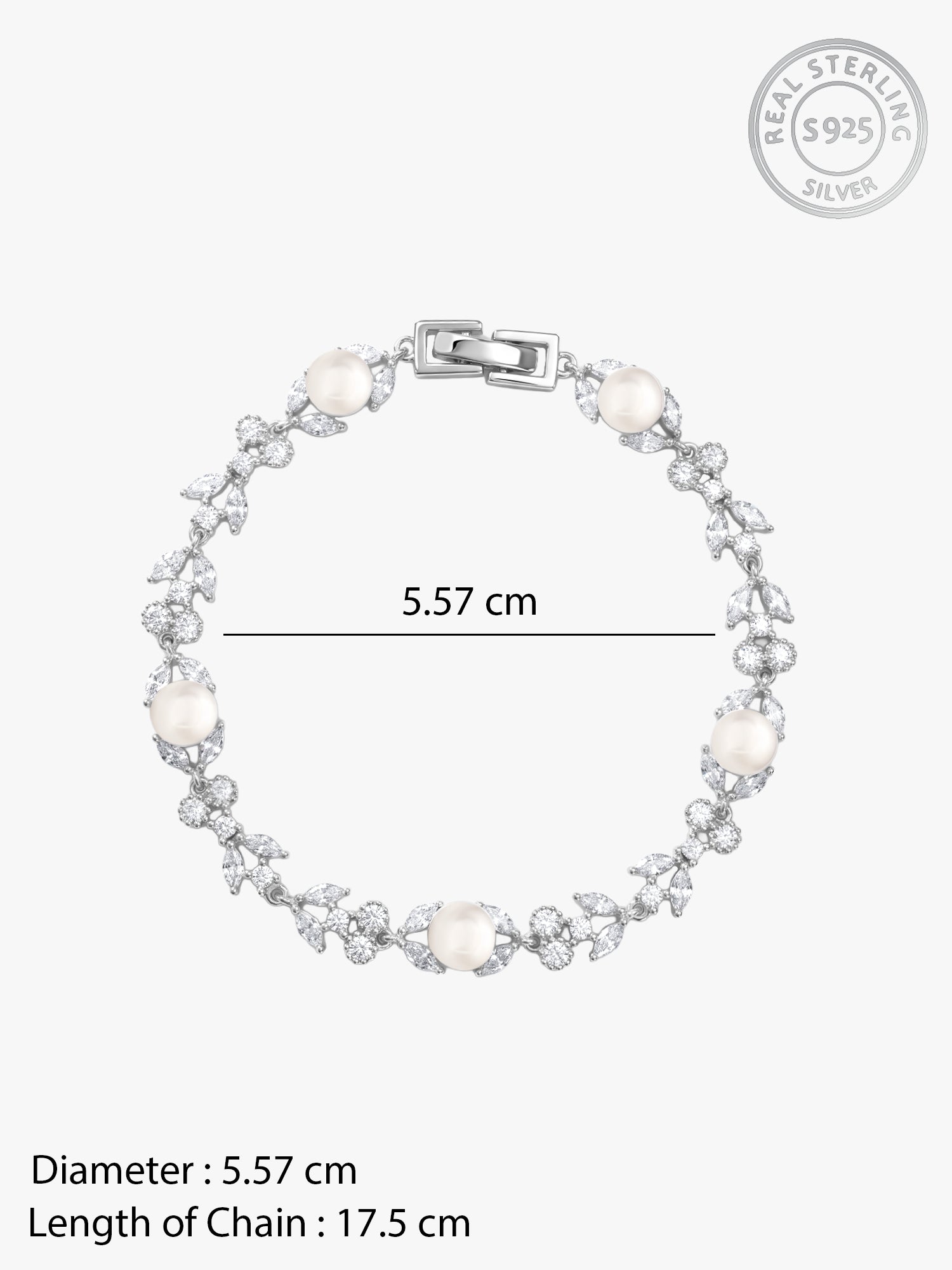 Silver Crawford Pearl Set of 3