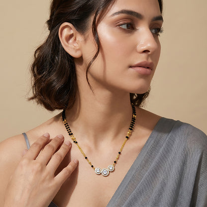 Golden Saisha Mangalsutra