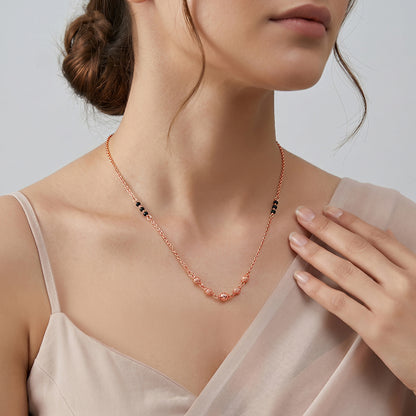 Rose Gold Iraaya Mangalsutra