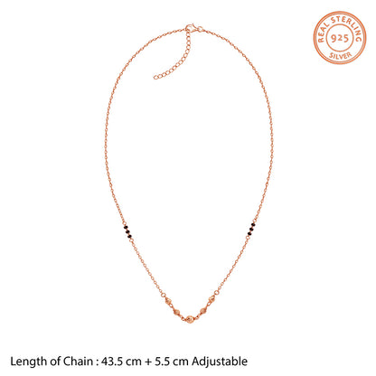 Rose Gold Iraaya Mangalsutra