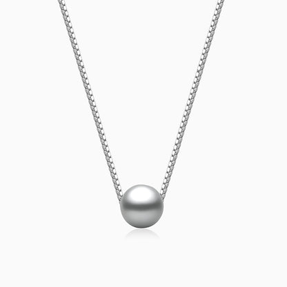 Silver Ballsy Necklace