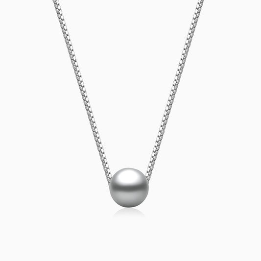 Silver Ballsy Necklace