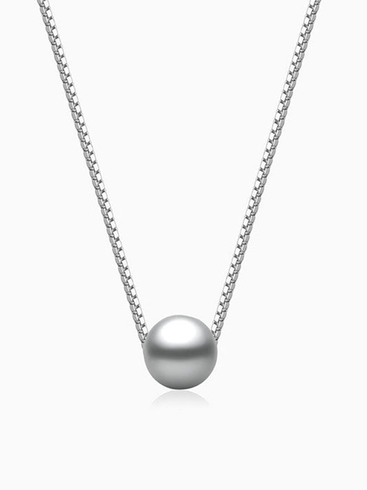 Silver Ballsy Necklace
