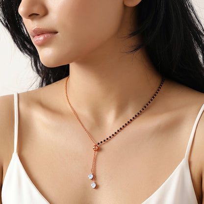 Rose Gold Muskan Mangalsutra