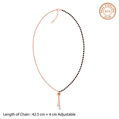 Rose Gold Muskan Mangalsutra